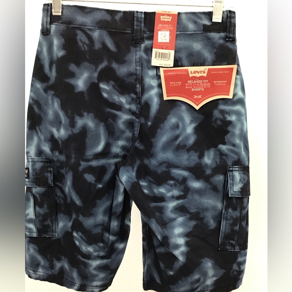 #109 LIVE Levis Mens Cargo Shorts Size W 27 - Picture 2 of 2
